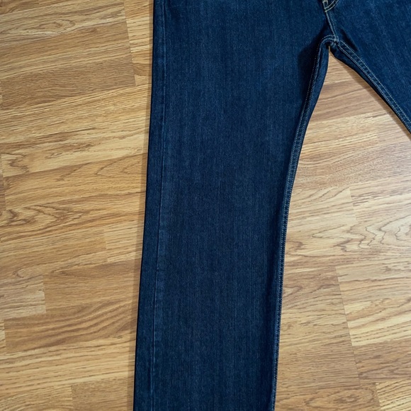 Levi’s 505 Regular Fit Straight Denim Jeans Mens Size 42x30 Dark Wash EUC - Picture 3 of 16